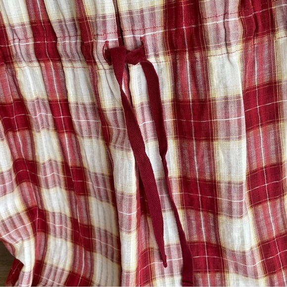 Free People Plaid Tunic Shirt, Size 2 - Picture 9 of 14